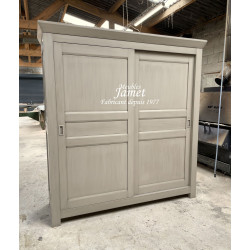 Armoire Dressing style contemporain 2 portes coulissantes