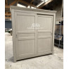 Armoire Dressing style contemporain 2 portes coulissantes