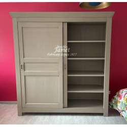 Armoire Dressing style contemporain 2 portes coulissantes