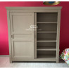 Armoire Dressing style contemporain 2 portes coulissantes
