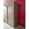 Armoire Dressing style contemporain 2 portes coulissantes