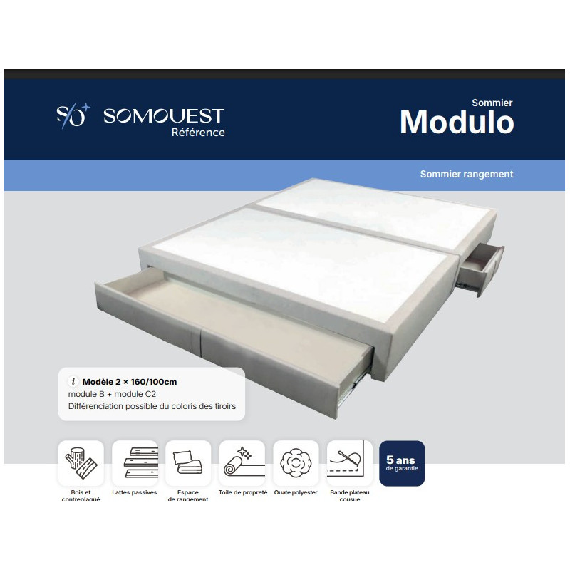 Sommier Coffre MODULO SOMOUEST