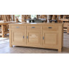 Buffet Enfilade en bois Naturel 3 portes et 3 tiroirs