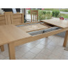 Table contemporaine rectangulaire chêne massif - MEUBLES JAMET
