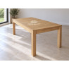 Table contemporaine rectangulaire chêne massif - MEUBLES JAMET