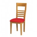 Chaise contemporaine SAFRAN rouge classique